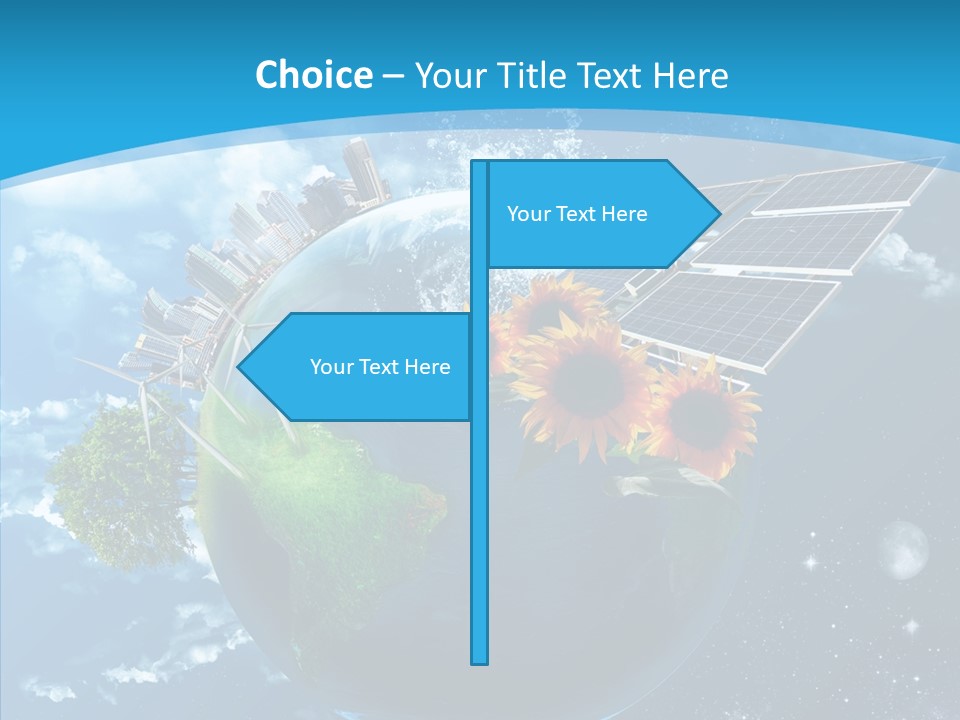 Albero Isolato Ambiente PowerPoint Template