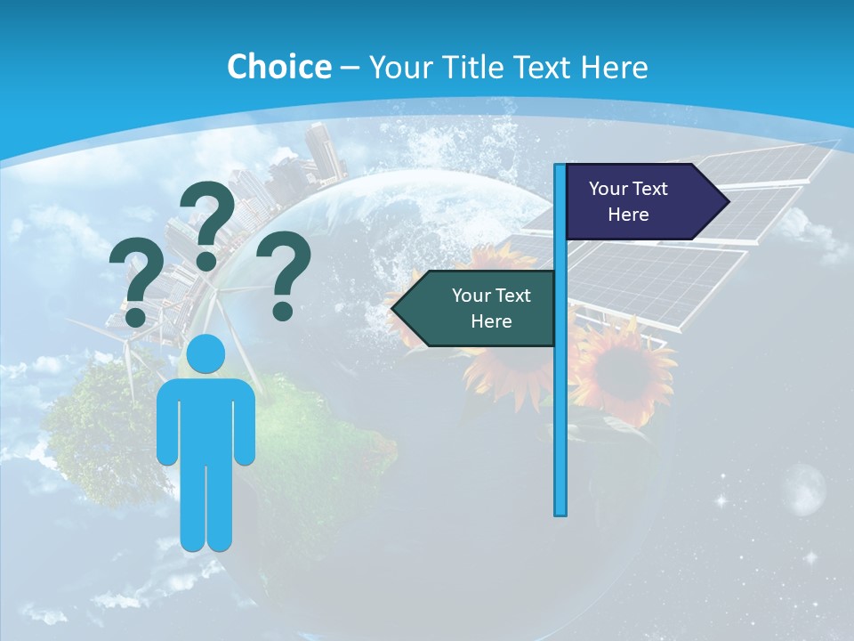 Albero Isolato Ambiente PowerPoint Template