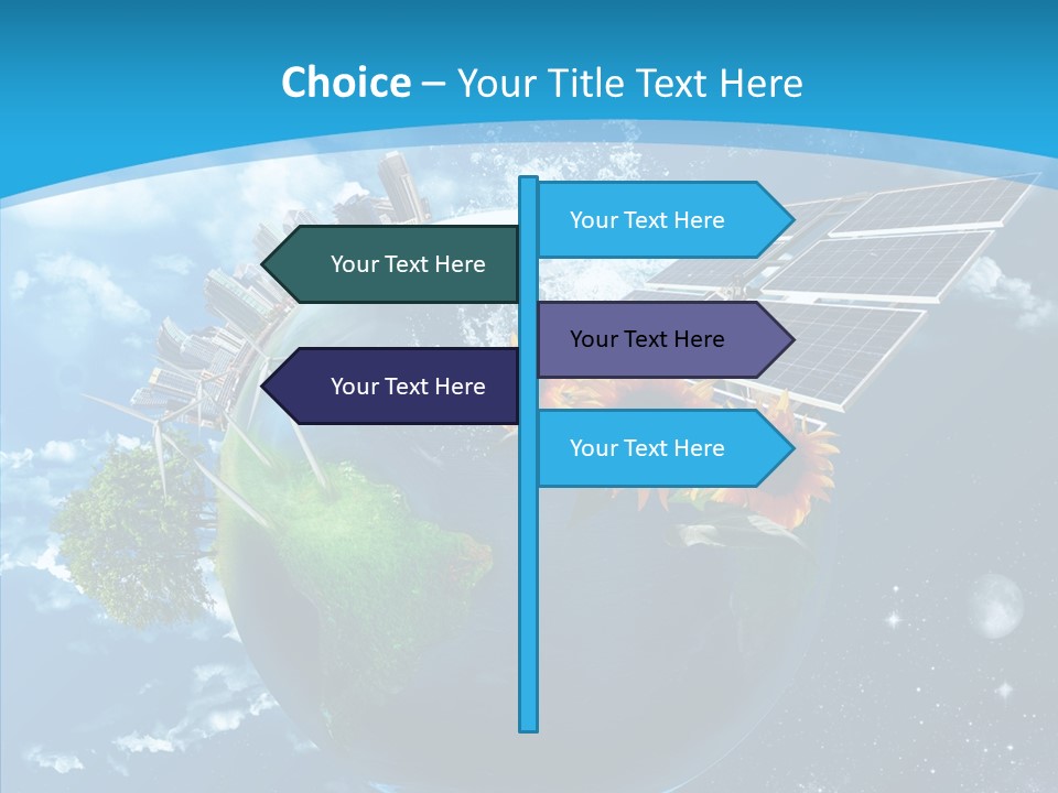 Albero Isolato Ambiente PowerPoint Template