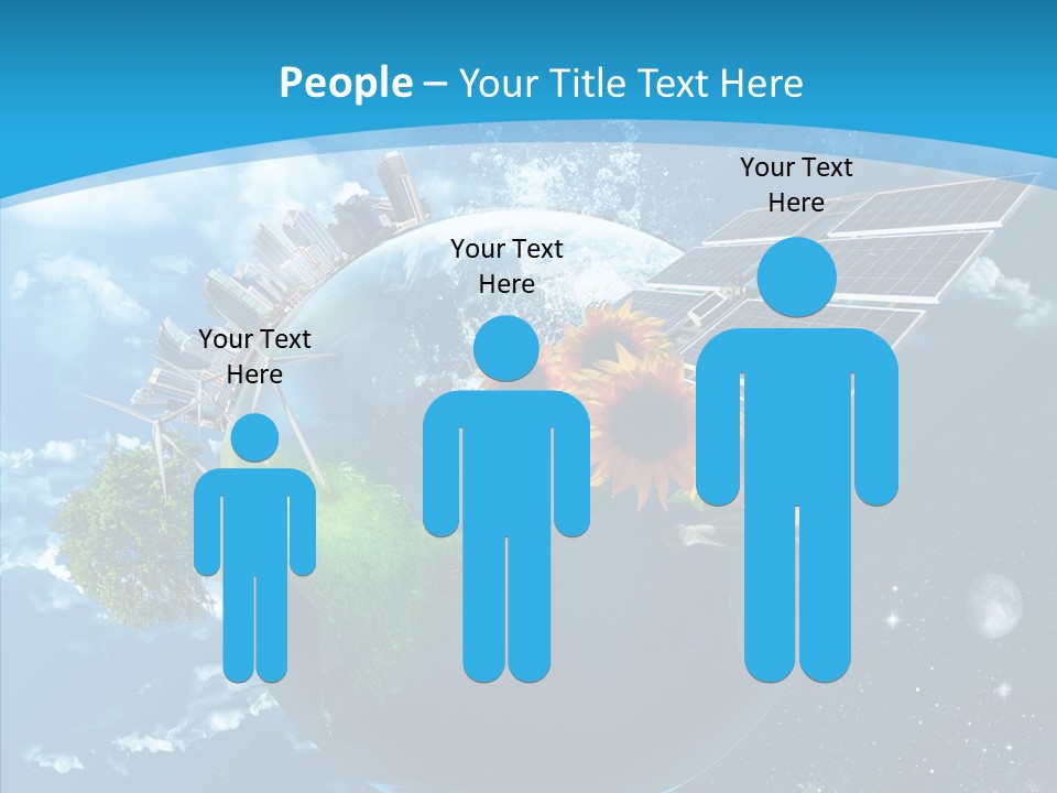 Albero Isolato Ambiente PowerPoint Template