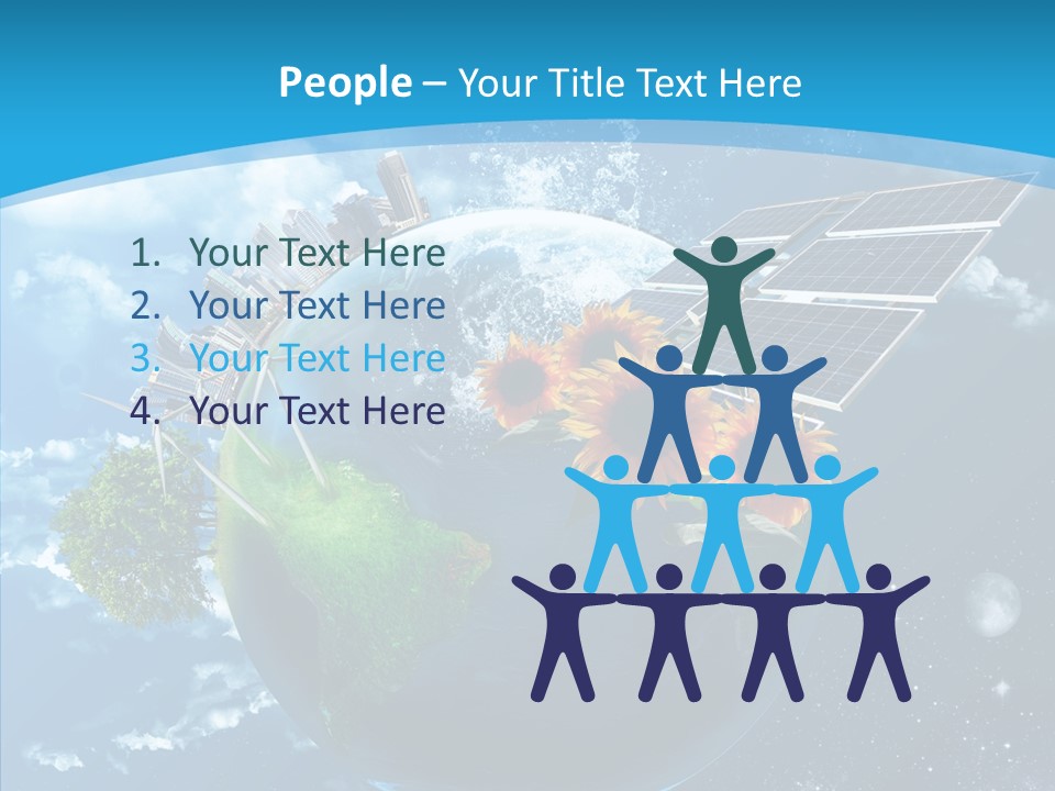 Albero Isolato Ambiente PowerPoint Template