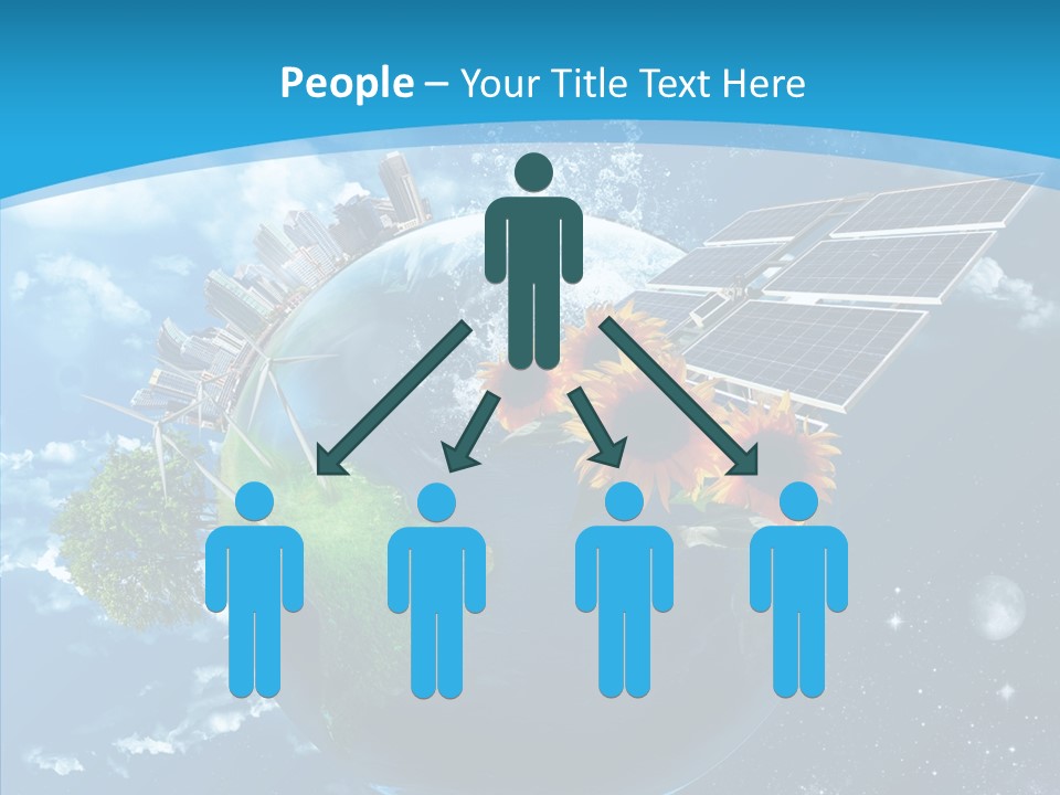 Albero Isolato Ambiente PowerPoint Template