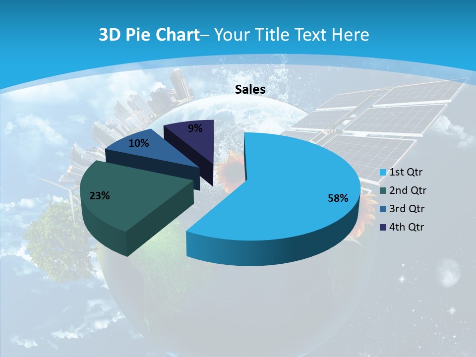 Albero Isolato Ambiente PowerPoint Template
