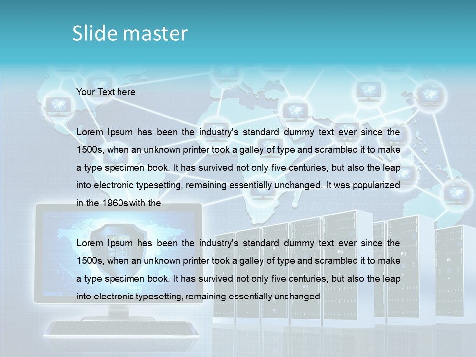 Map Worldwide World PowerPoint Template