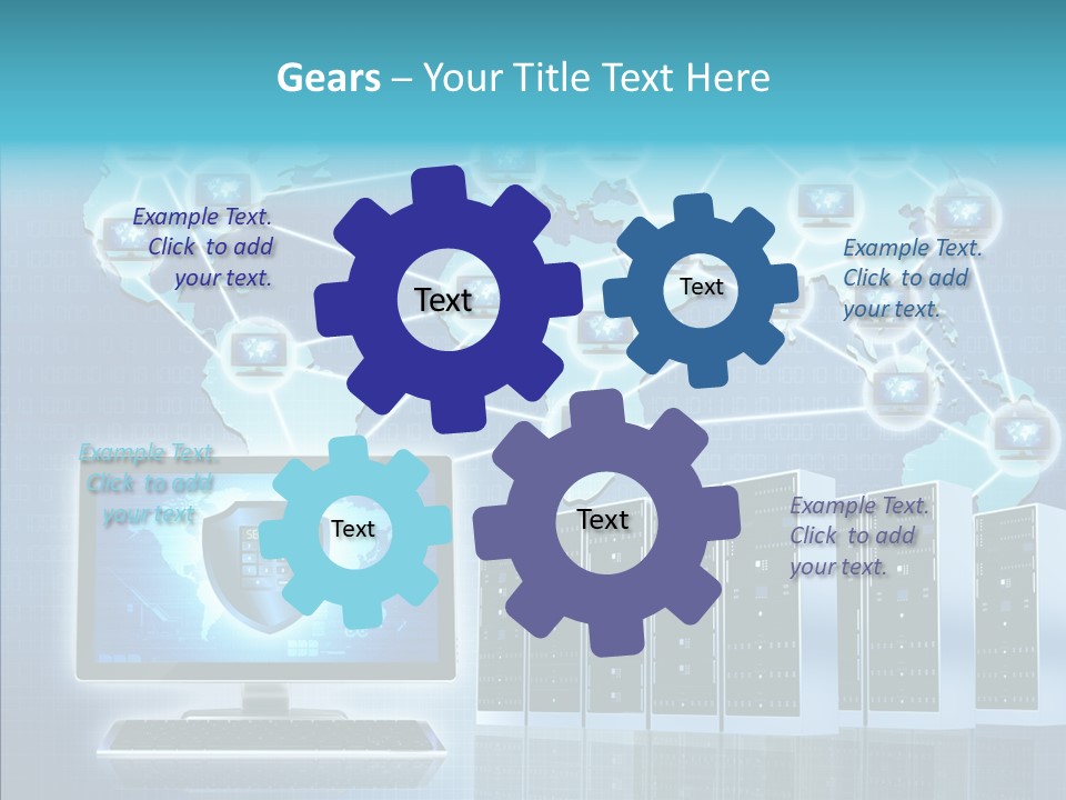 Map Worldwide World PowerPoint Template
