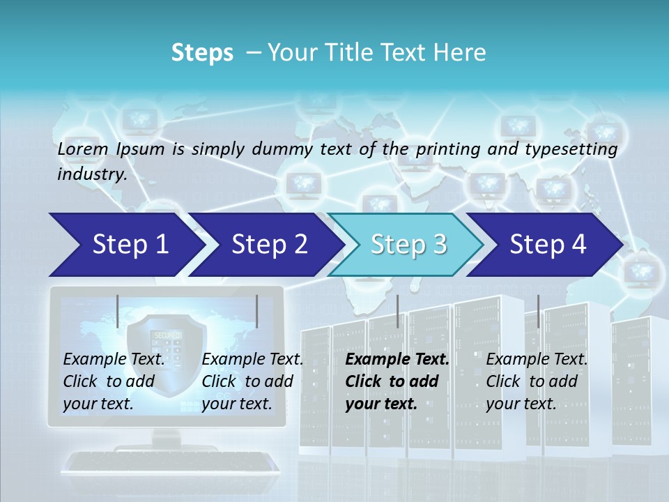 Map Worldwide World PowerPoint Template