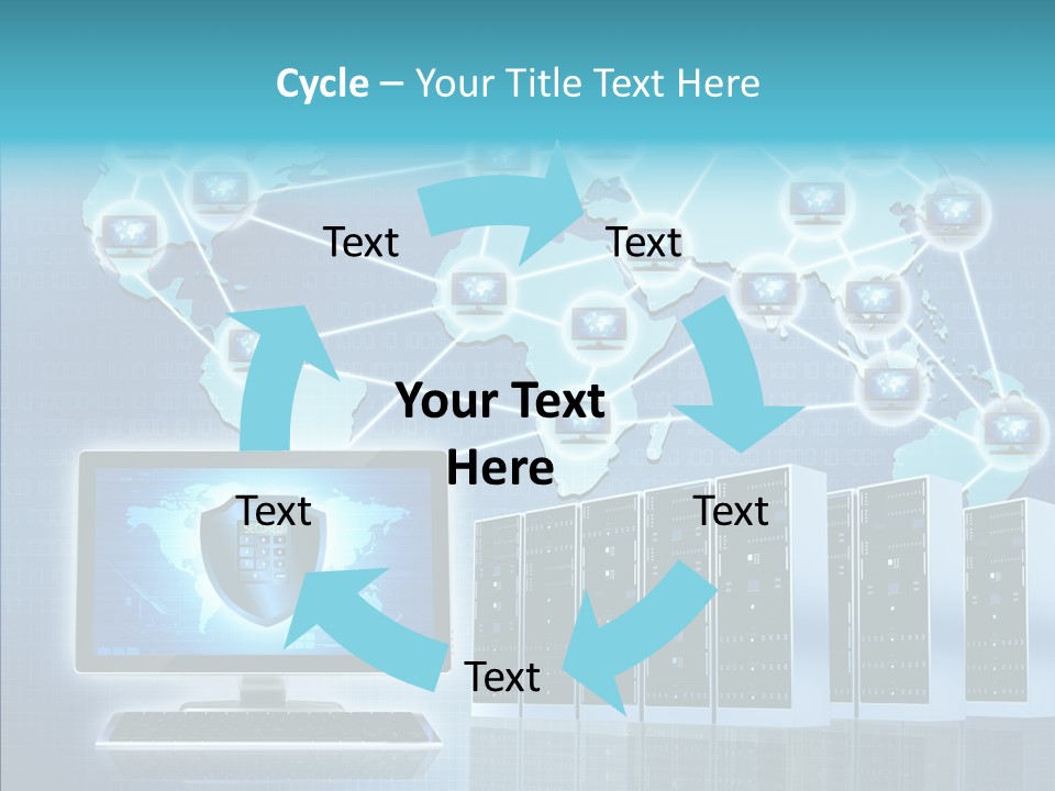 Map Worldwide World PowerPoint Template
