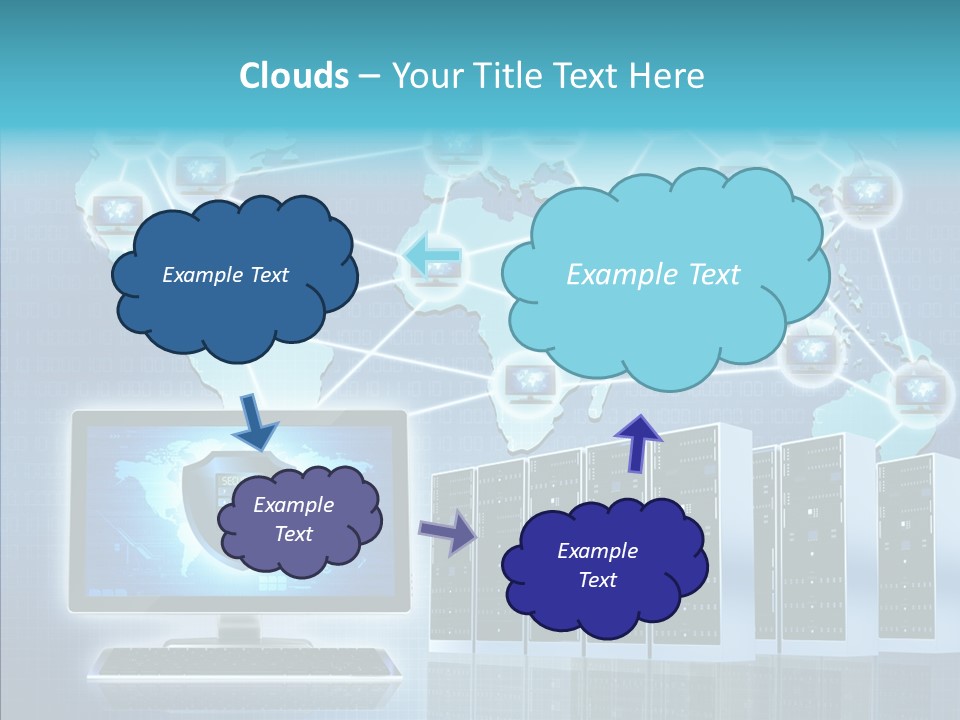 Map Worldwide World PowerPoint Template