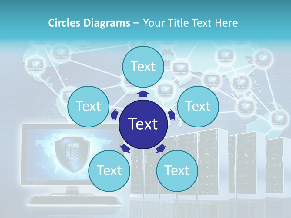 Map Worldwide World PowerPoint Template