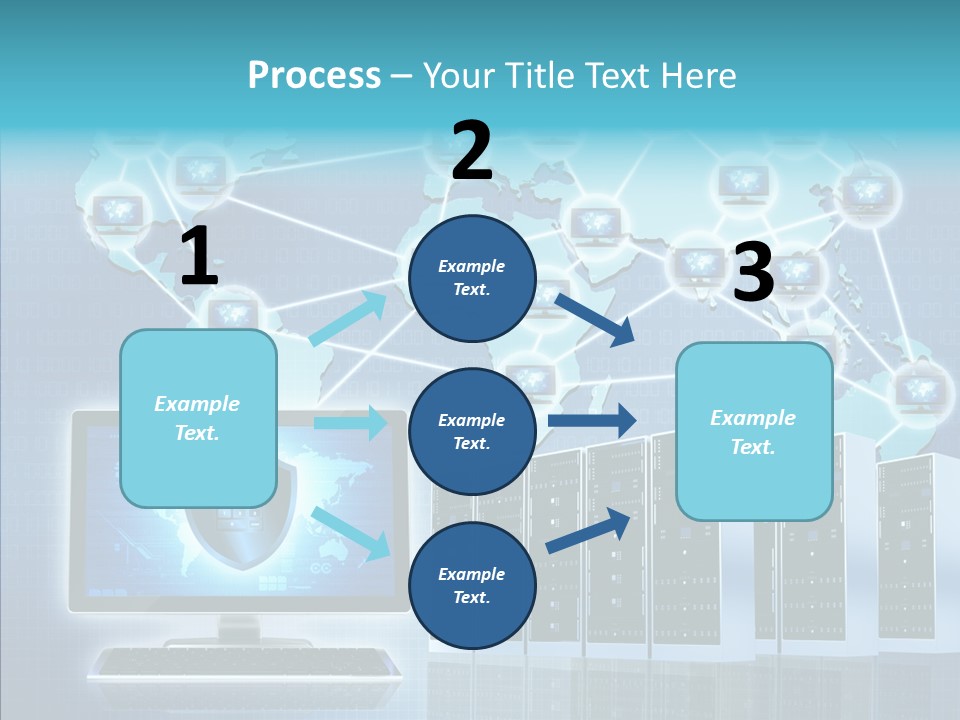 Map Worldwide World PowerPoint Template
