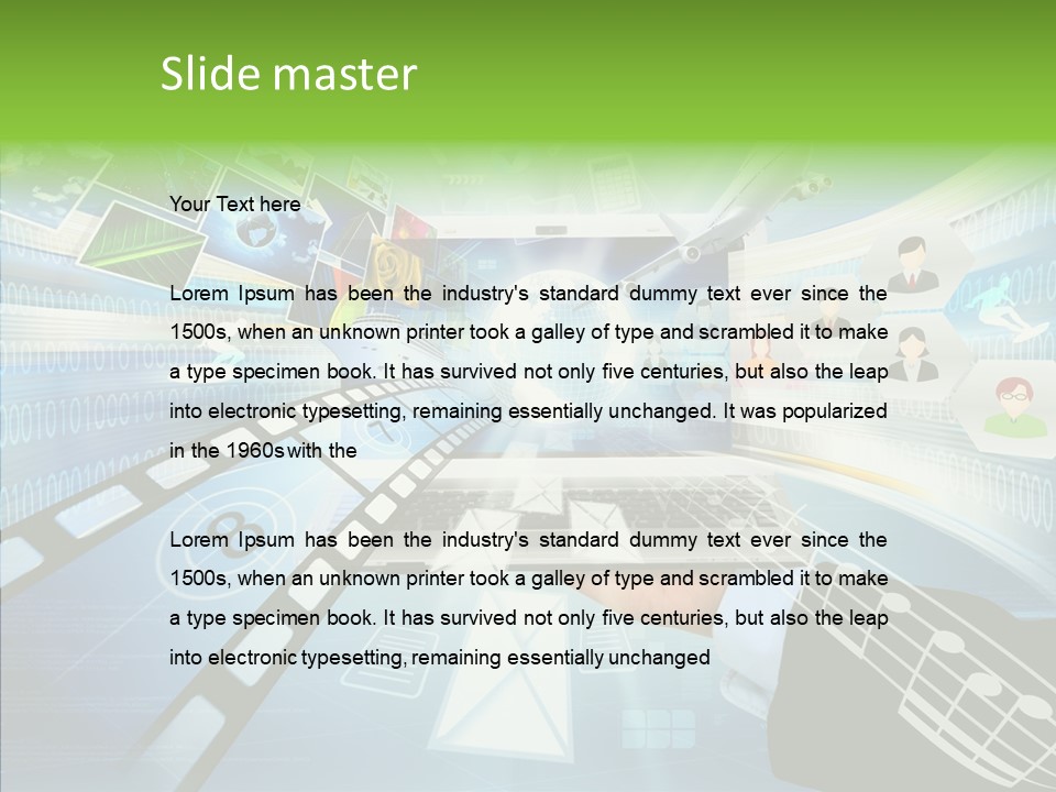 People Background Online PowerPoint Template