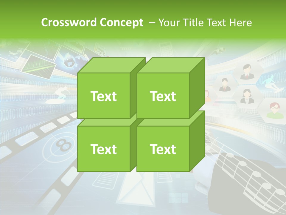 People Background Online PowerPoint Template