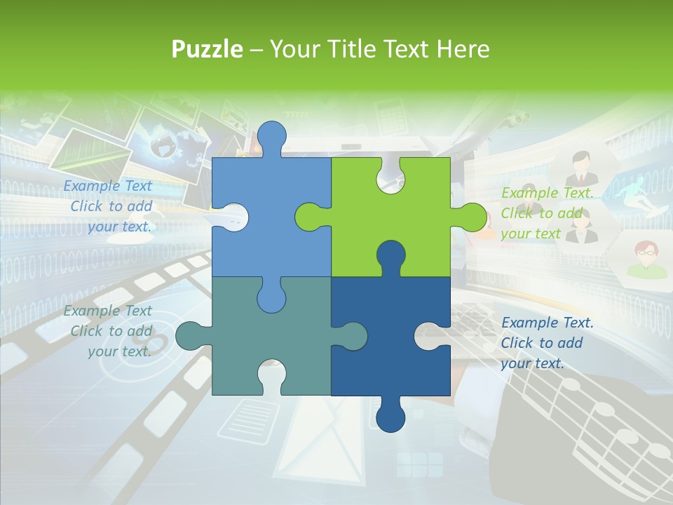 People Background Online PowerPoint Template