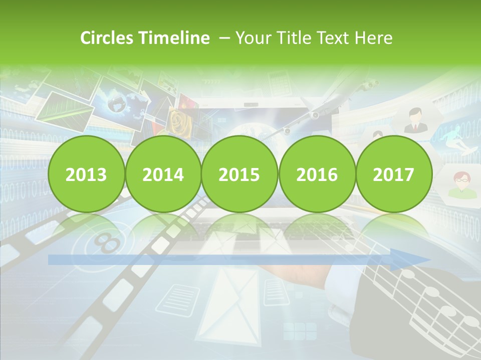 People Background Online PowerPoint Template