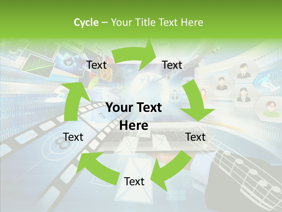 People Background Online PowerPoint Template