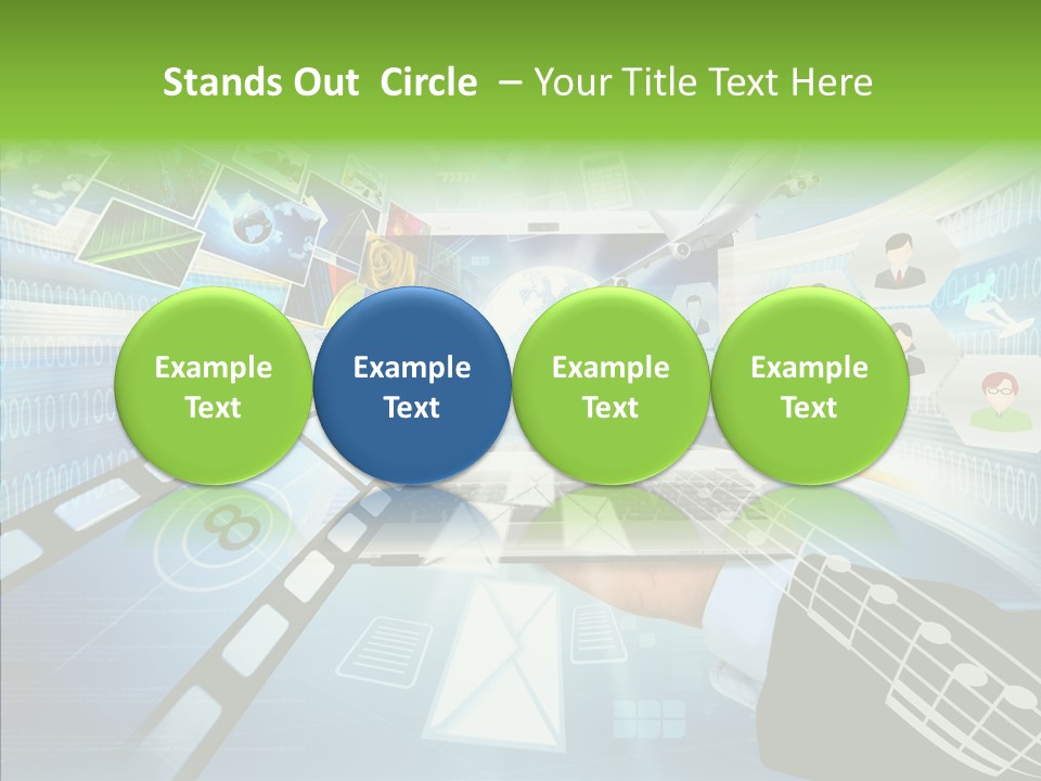 People Background Online PowerPoint Template