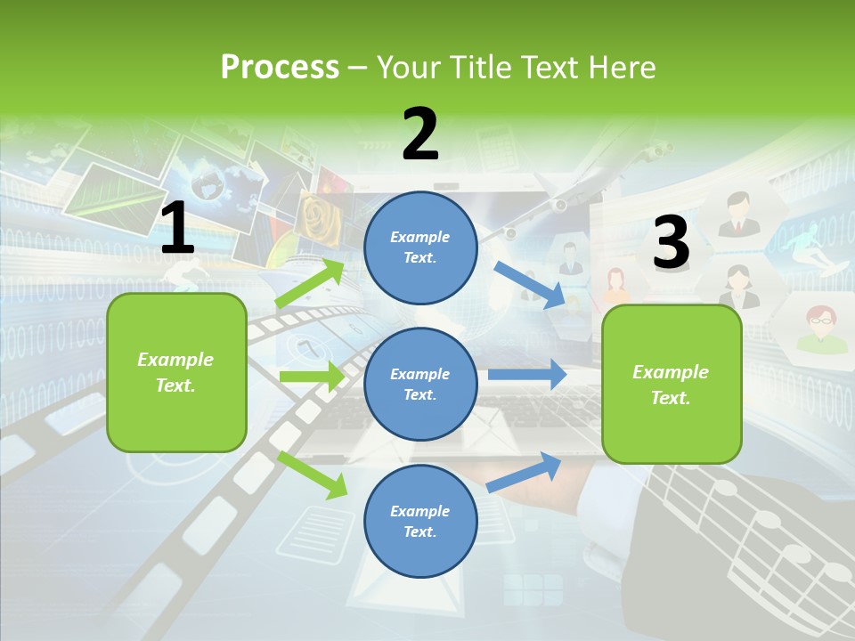 People Background Online PowerPoint Template