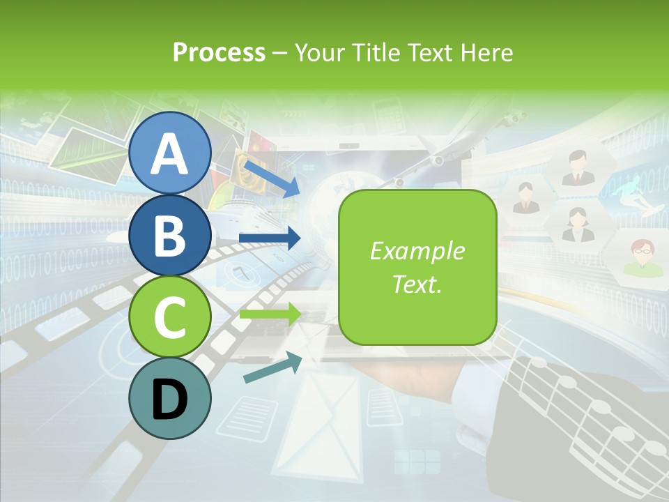 People Background Online PowerPoint Template