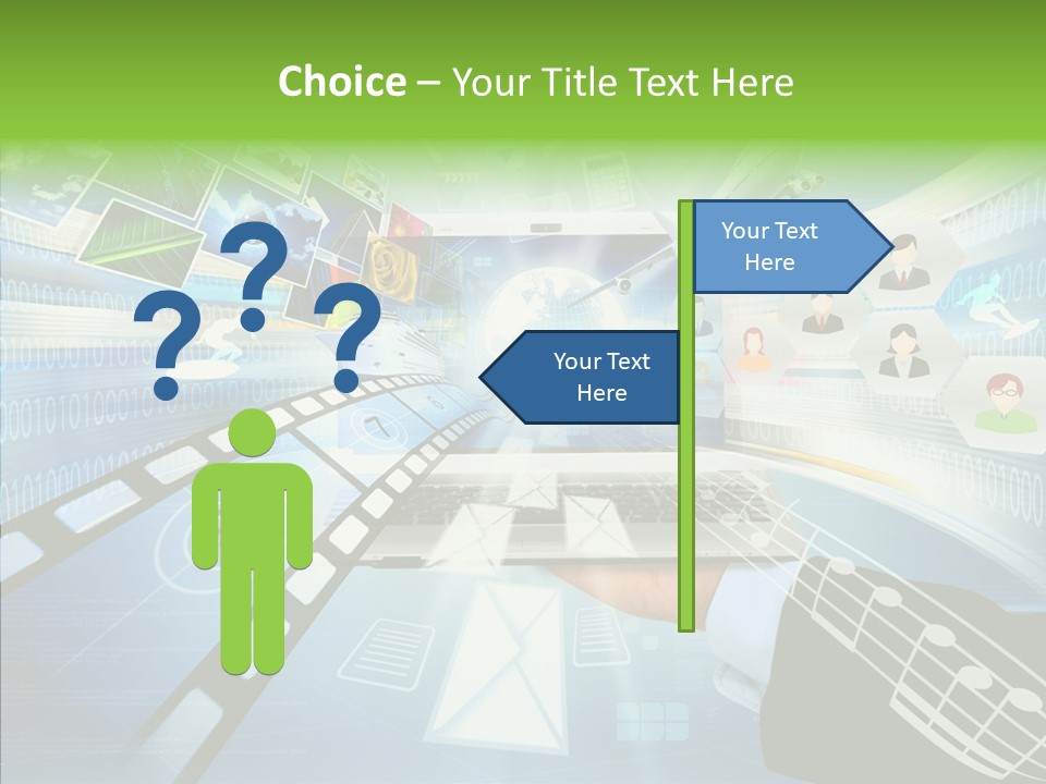 People Background Online PowerPoint Template