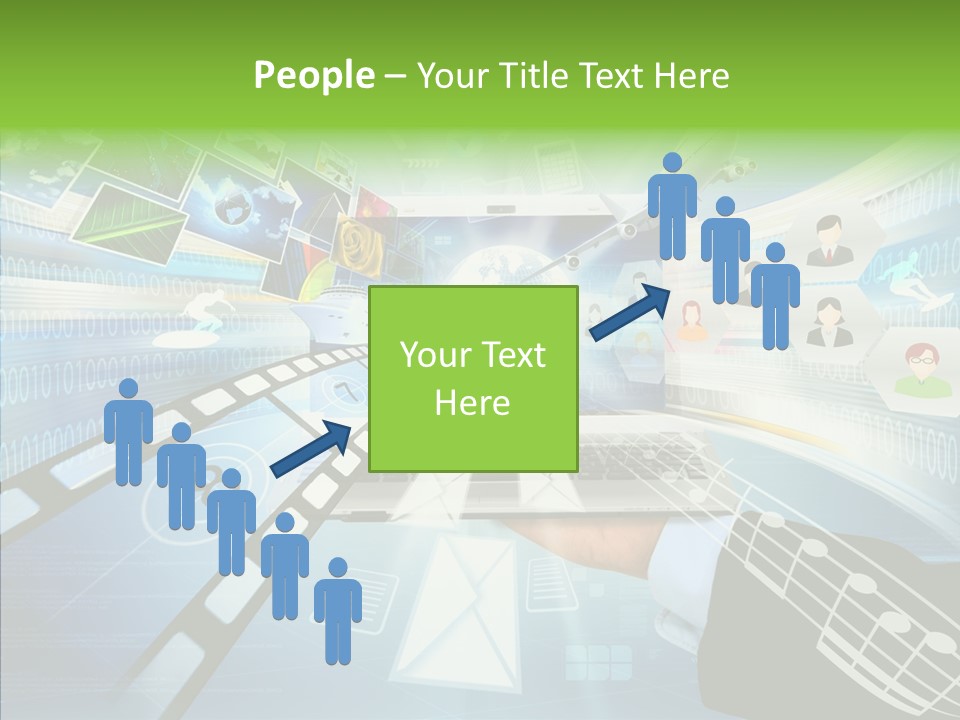 People Background Online PowerPoint Template
