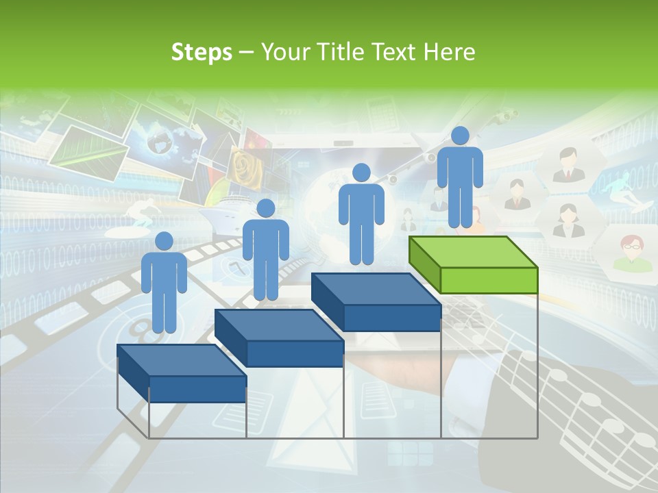 People Background Online PowerPoint Template