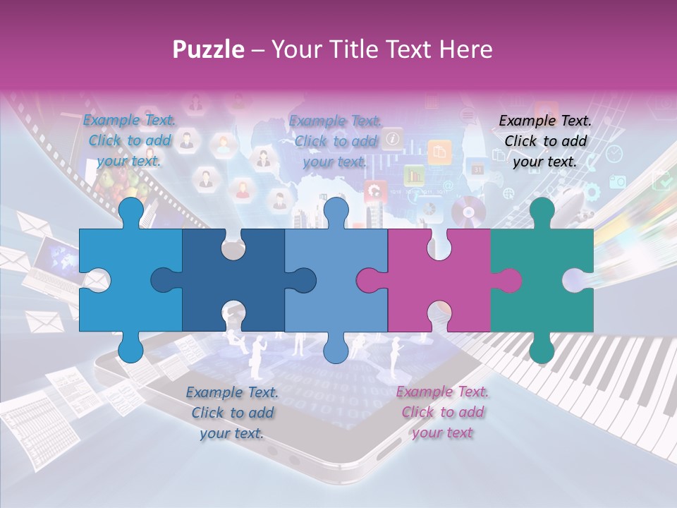 Business Worldwide Database PowerPoint Template