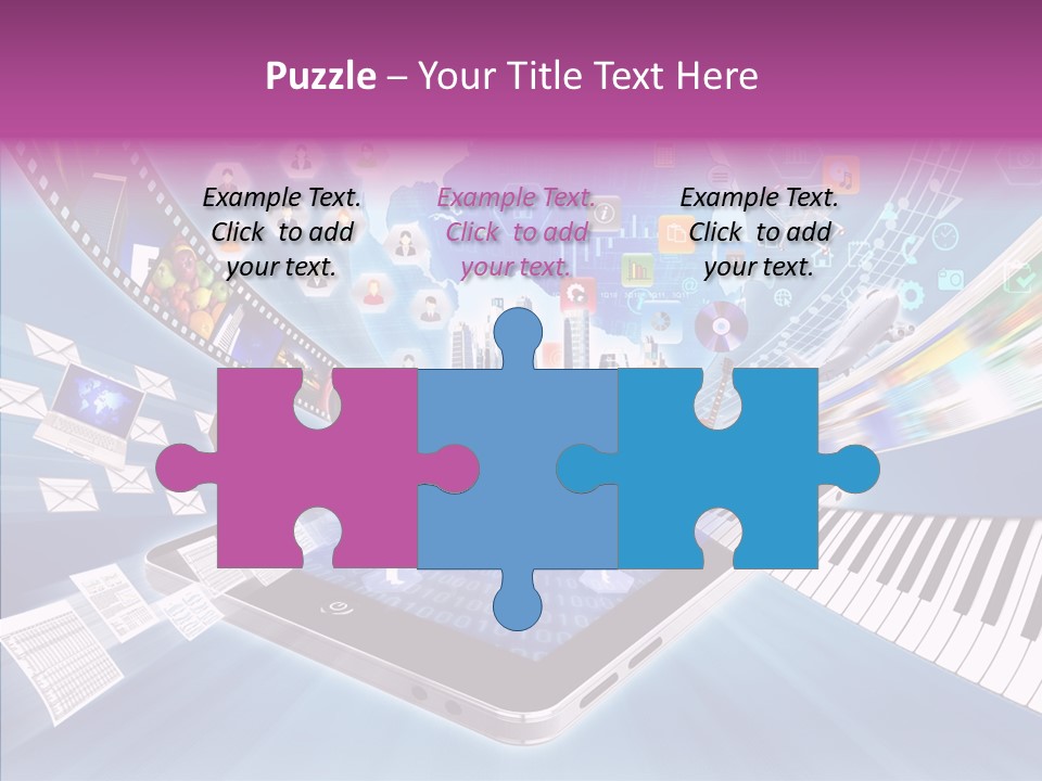 Business Worldwide Database PowerPoint Template