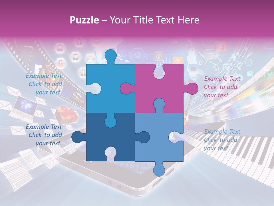 Business Worldwide Database PowerPoint Template