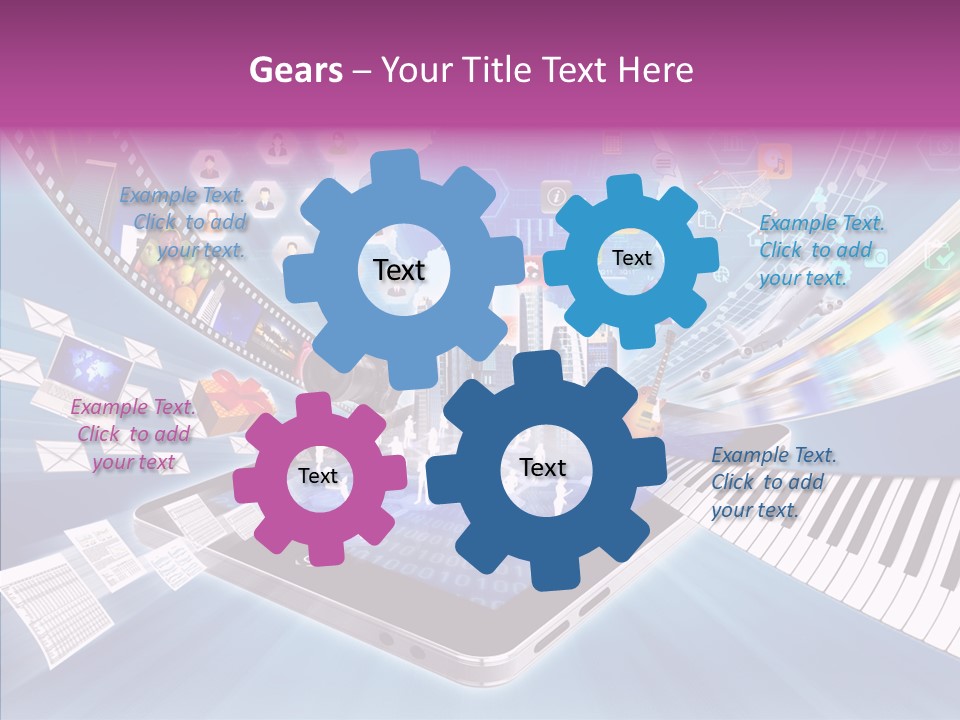 Business Worldwide Database PowerPoint Template