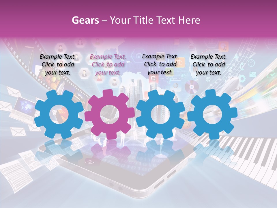 Business Worldwide Database PowerPoint Template