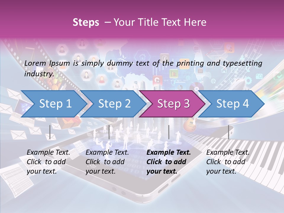 Business Worldwide Database PowerPoint Template