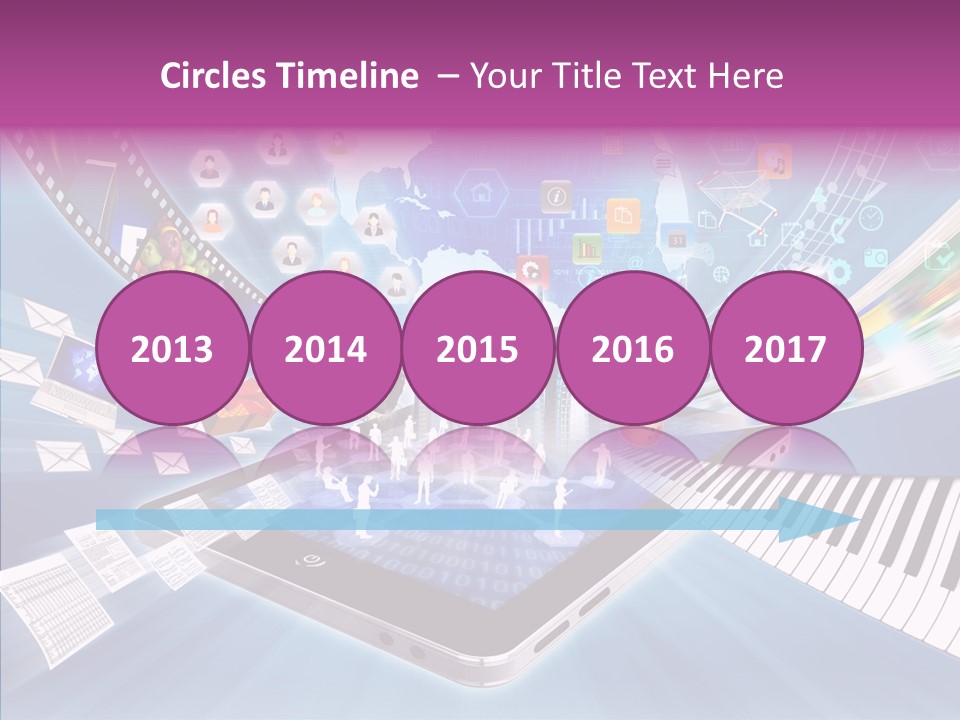 Business Worldwide Database PowerPoint Template