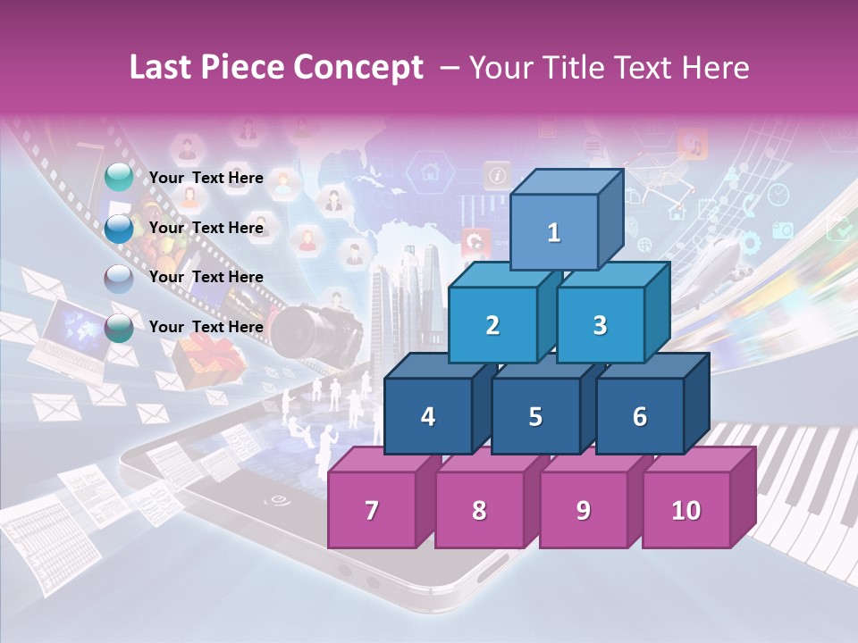 Business Worldwide Database PowerPoint Template