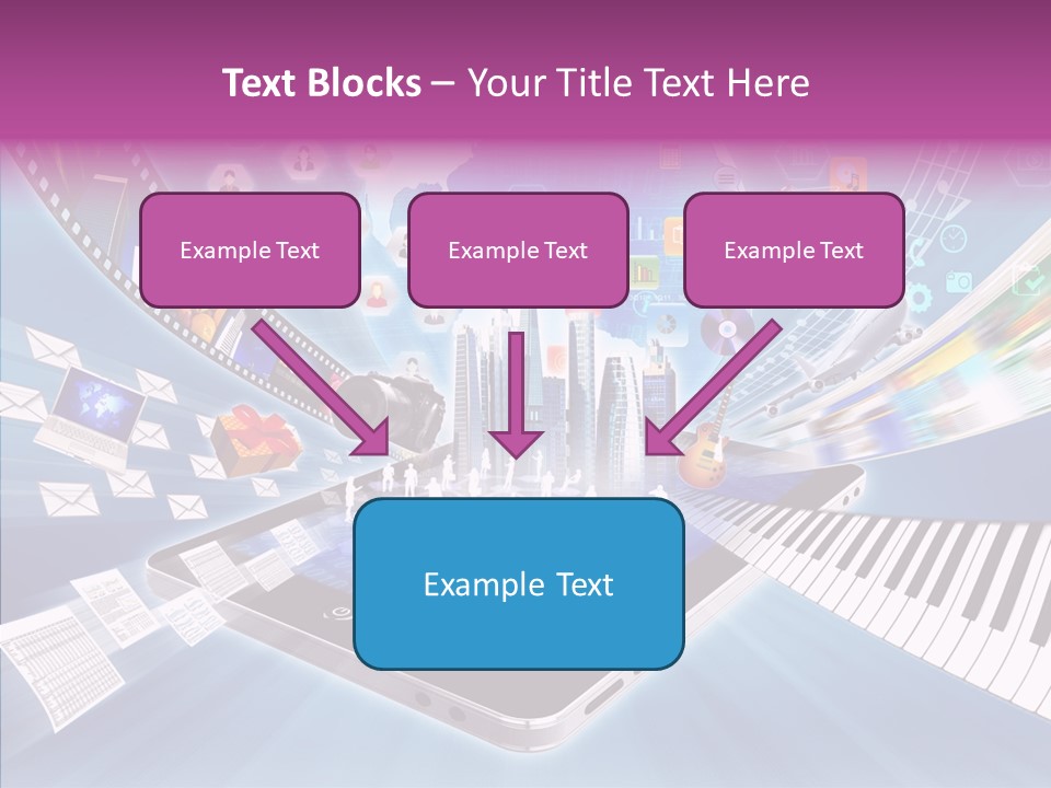 Business Worldwide Database PowerPoint Template