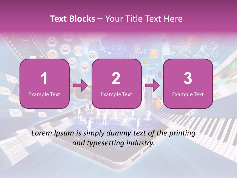 Business Worldwide Database PowerPoint Template