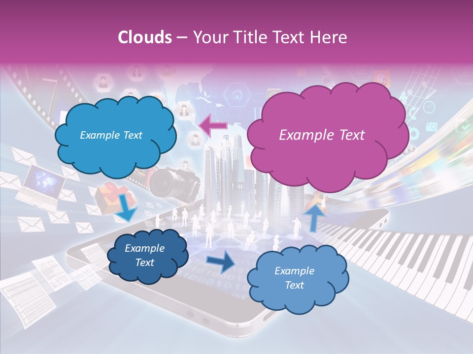 Business Worldwide Database PowerPoint Template