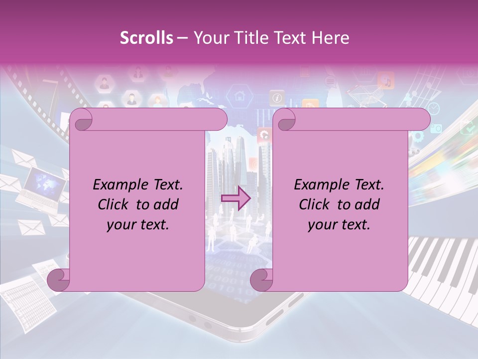 Business Worldwide Database PowerPoint Template