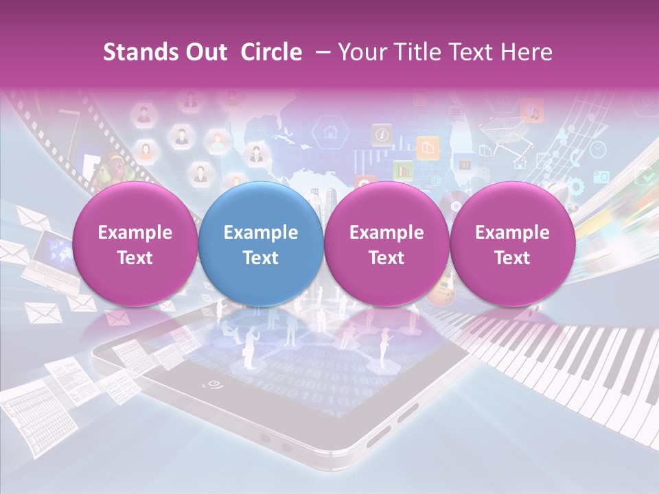 Business Worldwide Database PowerPoint Template