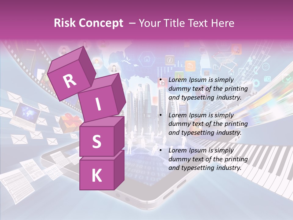 Business Worldwide Database PowerPoint Template