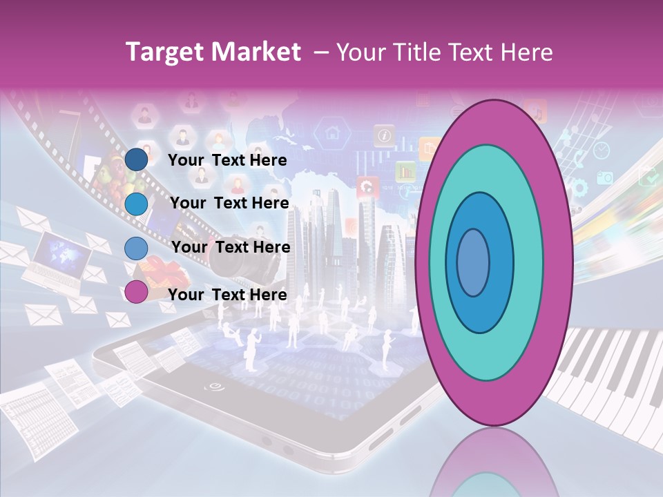 Business Worldwide Database PowerPoint Template