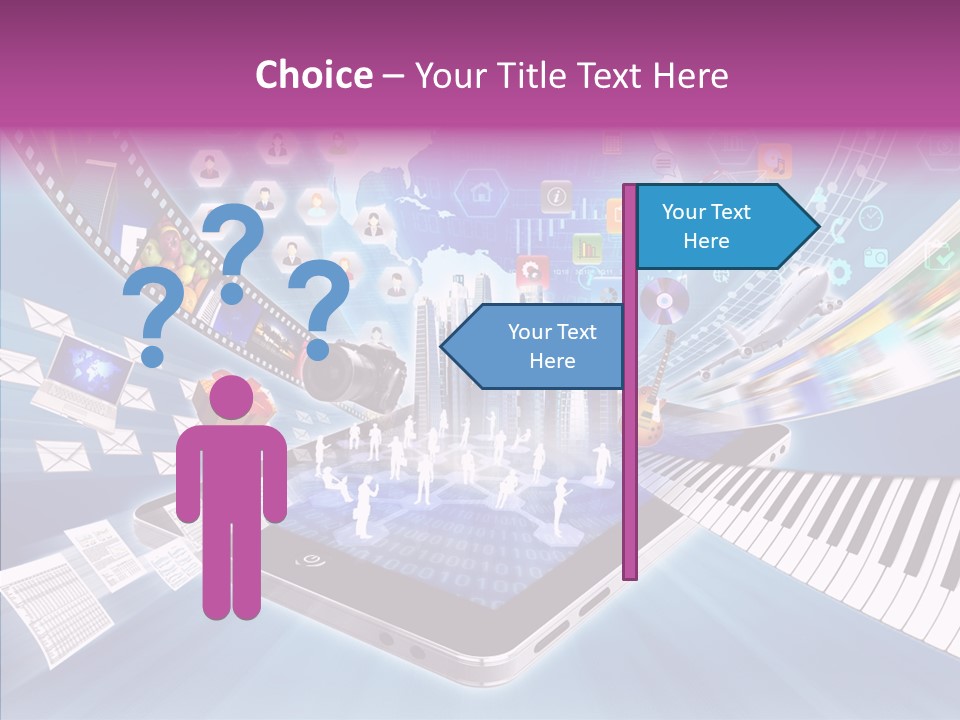 Business Worldwide Database PowerPoint Template