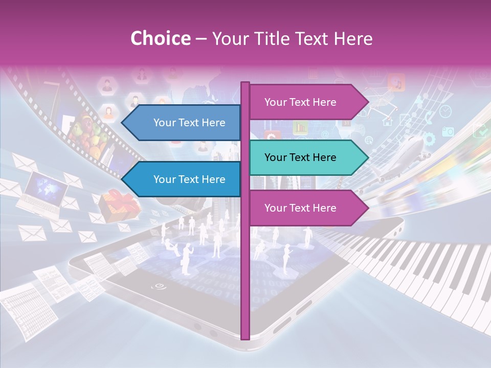Business Worldwide Database PowerPoint Template