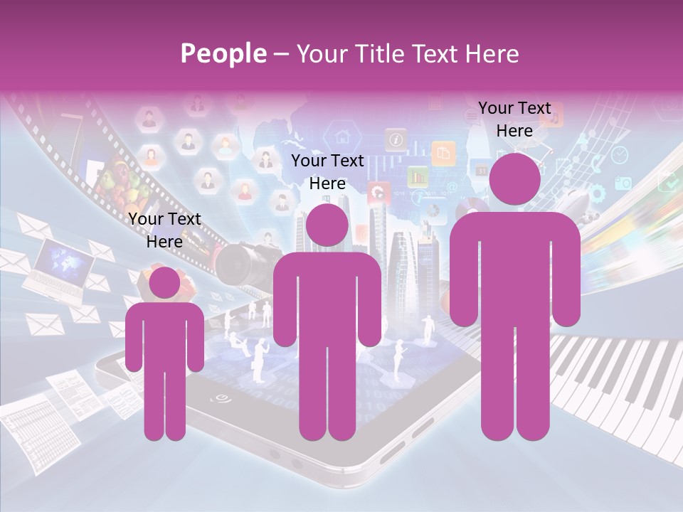 Business Worldwide Database PowerPoint Template