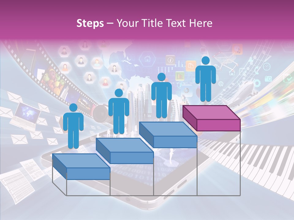 Business Worldwide Database PowerPoint Template