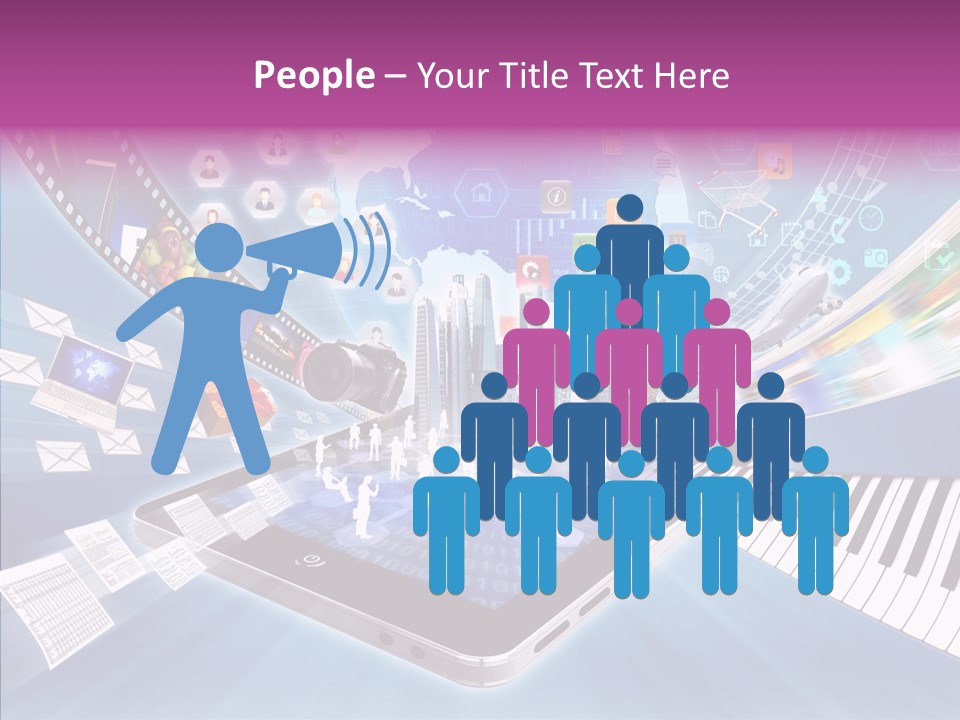 Business Worldwide Database PowerPoint Template