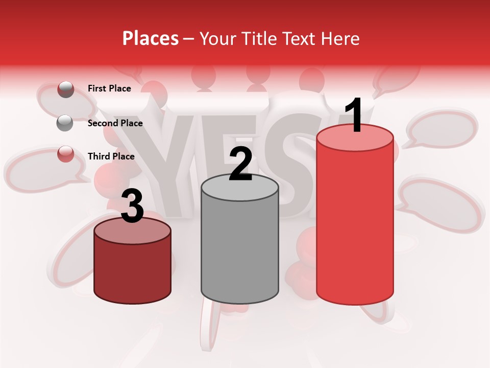 Students Bubbles Talk PowerPoint Template