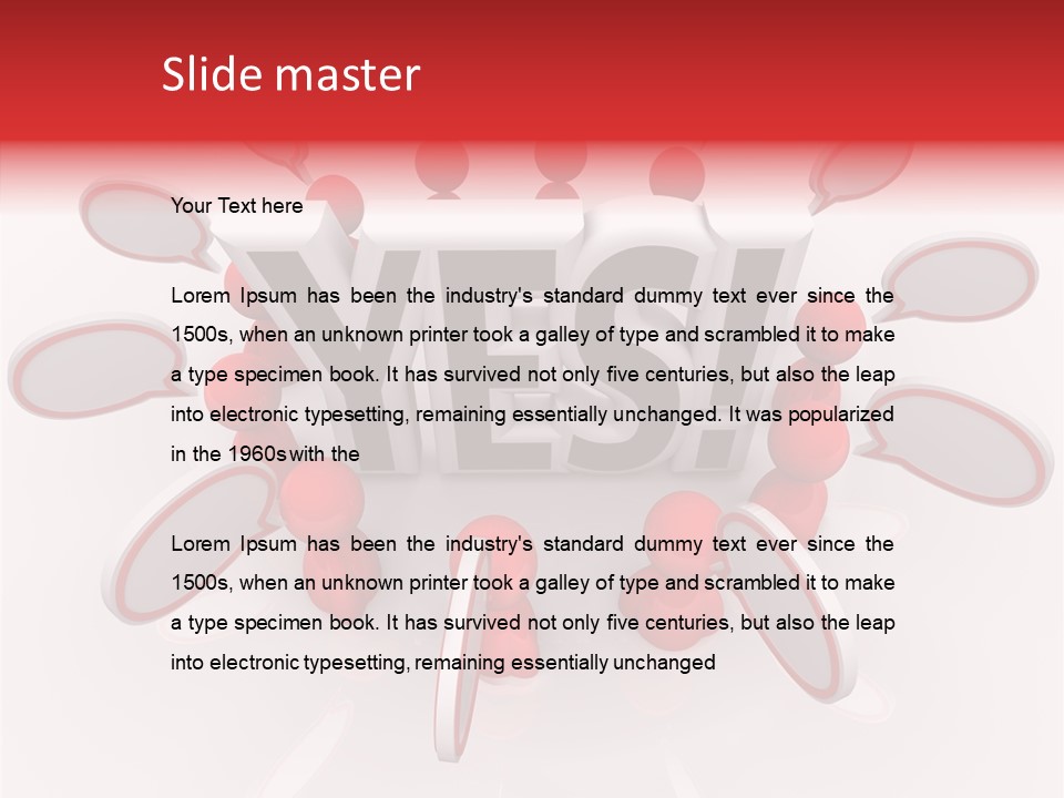 Students Bubbles Talk PowerPoint Template