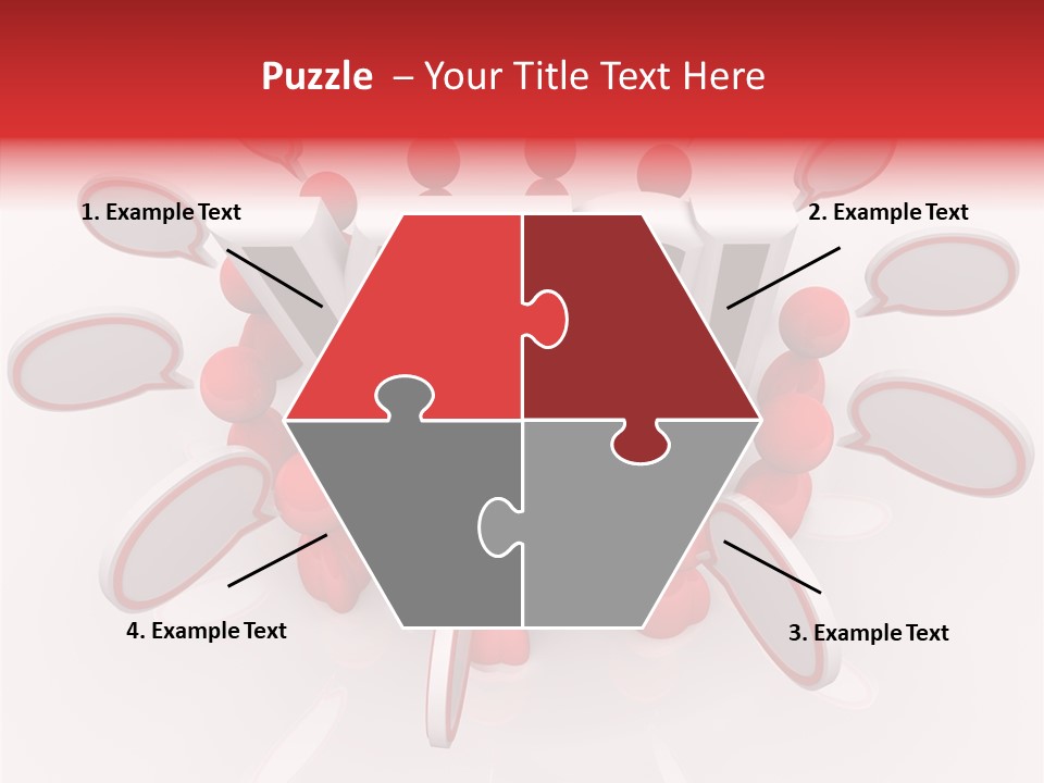 Students Bubbles Talk PowerPoint Template