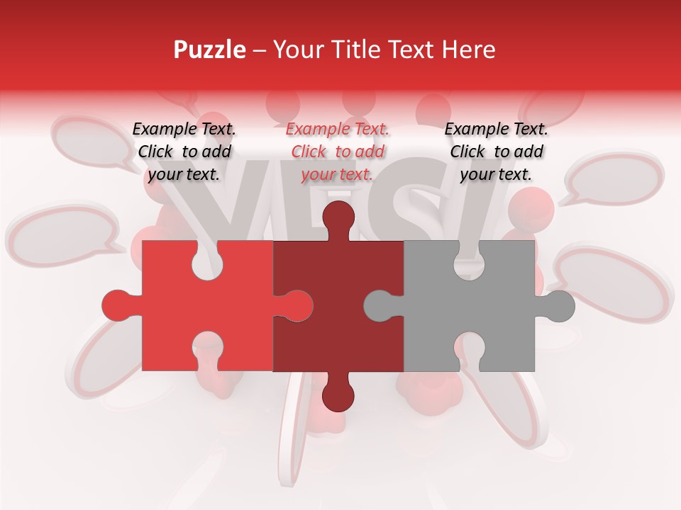 Students Bubbles Talk PowerPoint Template