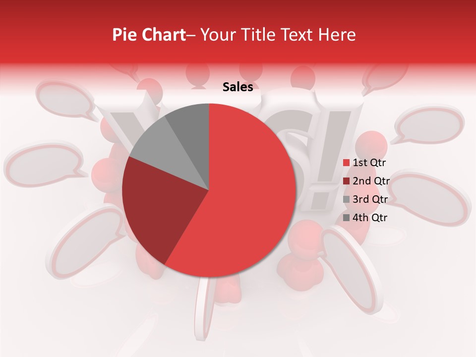 Students Bubbles Talk PowerPoint Template